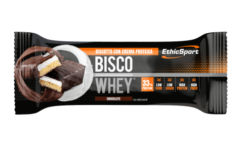 BISCO WHEY - HIGH PROTEIN BAR - CHOCOLATE - BOX OF 18 PCS